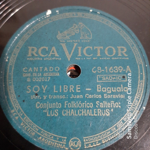 Pasta Los Chalchaleros Conj Salteño Rca Victor C164
