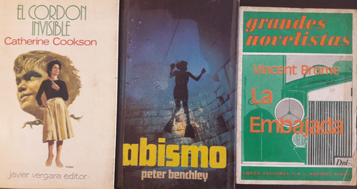 Lote 3 Novelas Abismo- La Embajada- El Cordón Invisible