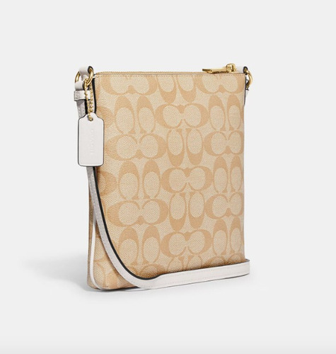 Bolsa Coach. Mini Rowan File Beige/crema. 100% Original