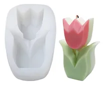 Comprar Molde Silicona Tulipan 7,5cm Para Hacer Velas, De Ceras