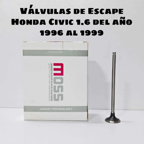 Válvulas De Escape Honda Civic 1.6 1996 1997 1998 1999