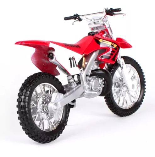 Miniatura Moto Trilha Honda CR-250R Coleção Colecionador Top em