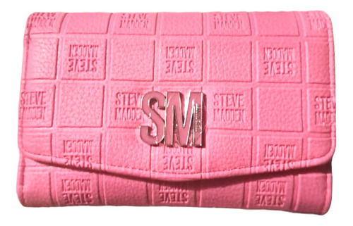 Cartera Steve Madden Quilted Pink 100% Original