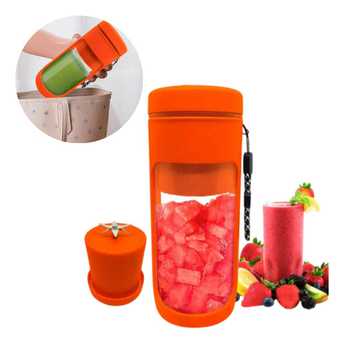 6 Vaso Licuadora Portátil De 450 Ml De 6 Aspas Mayoreo