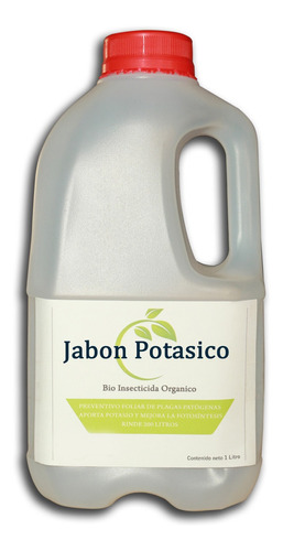 Jabón Potásico Con Aceite De Neem Órganico 1 Litro Ecológico