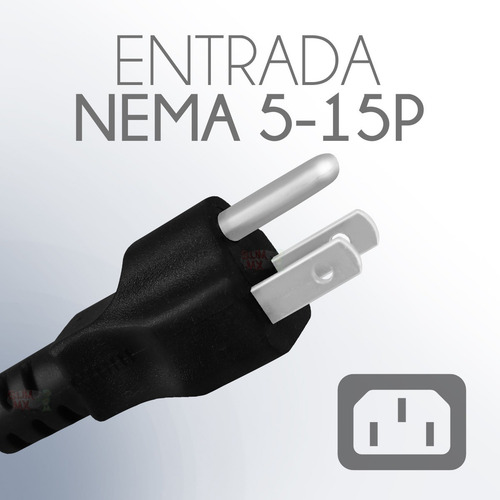 Imagen 2 de 10 de Cable Trifasico De Corriente Alimentacion Pc Cpu Monitor 1.4