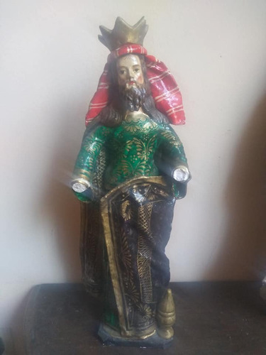 Imagen 4 de 4 de Reyes Magos Encolado Nacimiento Belen Religioso