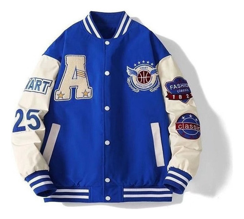 Chaqueta Blusa Béisbol Chaqueta Ny Bordada College America