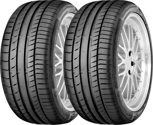 Kit de 2 llantas Continental Contisportcontact 5 ContiSportContact 5 P 255/45R18 Run Flat 99 W