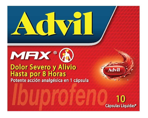 Advil Max Caja X 10 Cap