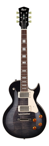 Guitarra Eléctrica Cort Cr Series Cr250 De Caoba Black Trans