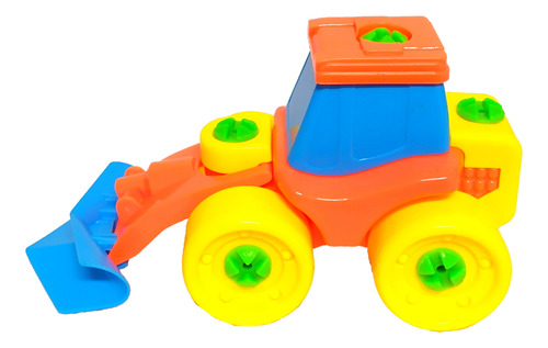 Brinquedo Infantil De Montar Kit Avião Trator E Caminhonete