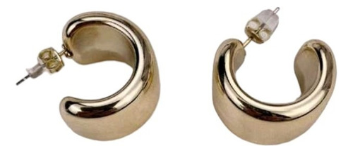 Aros Mujer Maxi Argolla Baño De Oro 18k