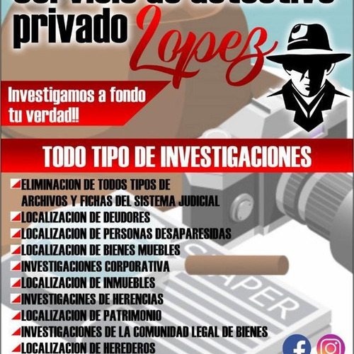 Venta De Servicios De Detectives Privados Lopez 