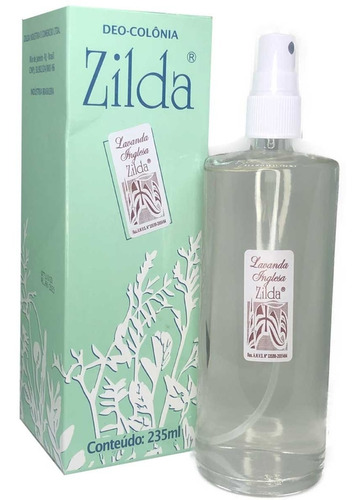 Deo Colônia Zilda Lavanda Inglesa 235ml