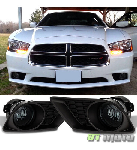 Par Faros Niebla Ahumado Dodge Charger Sxt 2013 3.6l