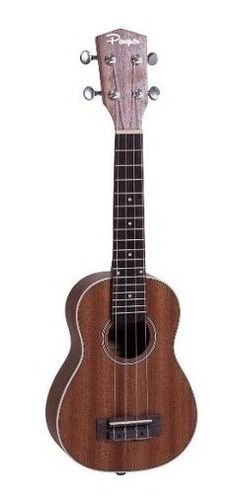 Ukelele Soprano Parquer Tapa Maciza Sapele Con Funda Uk160