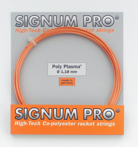 Signum Pro Cuerda Tenis Plasma Polietileno 0.046 In Naranja