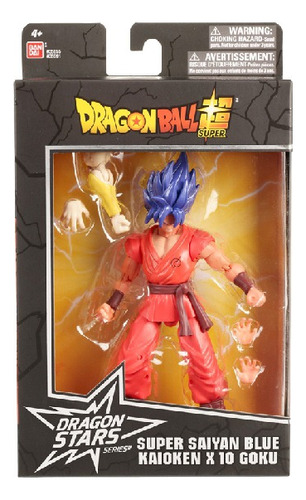 Figura De Acción Bandai Super Saiyan Blue Kaioken X10 Goku