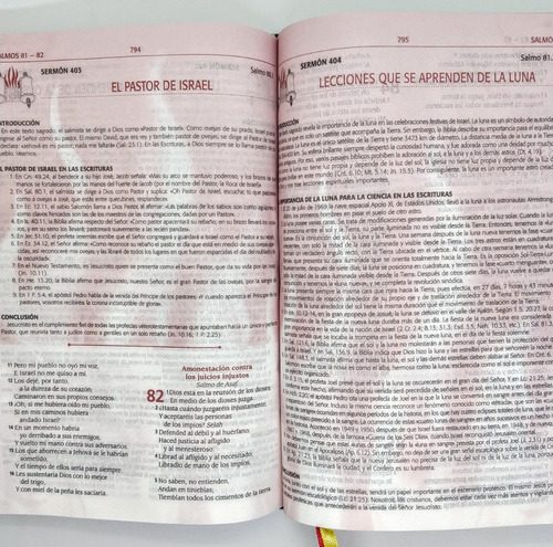 Imagen 5 de 6 de Biblia De Estudio Para La Predicación De Avivamiento Piel