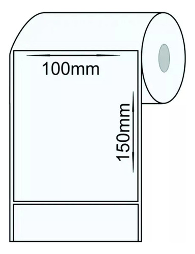 Etiqueta Térmica 100x150 P/ Argox Datamax Elgin Zebra