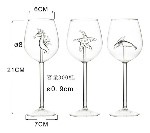 Copa De Vino Tinto Creativa Copa De Vidrio De Borosilicato