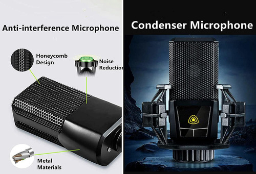 K300 Podcast Equipment Bundle, Con Micrófono De Condensad...