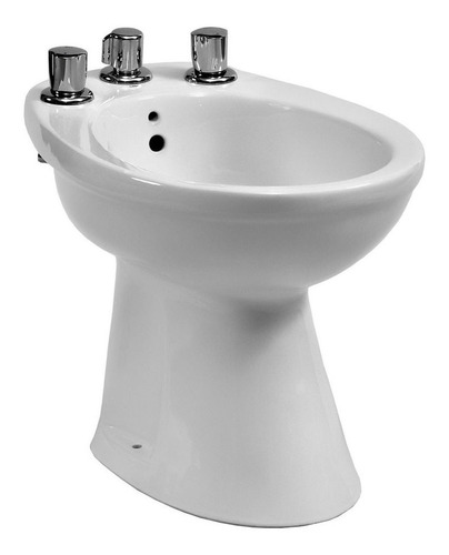 Imagen 8 de 9 de Combo Roca Capea Italiana Inodoro Largo Depósito Bidet Tapa