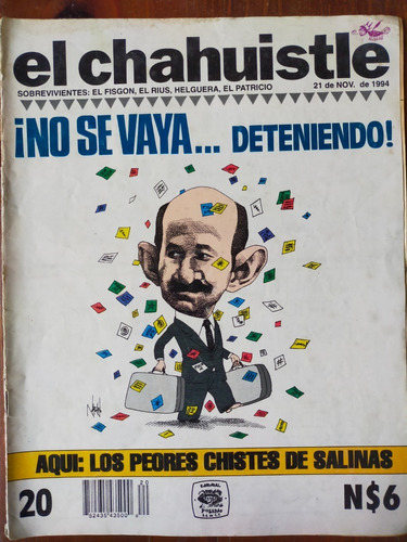 Revista El Chahuistle N.20 Editorial Posada Año-1994 Salinas