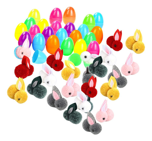 - Huevos De Pascua Con Conejitos De 26 Huevos De Conejo