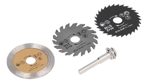 Hoja De Sierra Circular Hss Wood, 4 Piezas, 7000 Rpm, Corte