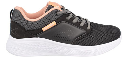 Zapatilla Power Mujer Breeze Beru Black/coral