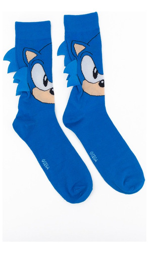 Calcetines Sonic Completo Caricatura Dibujo Anime Videojuego