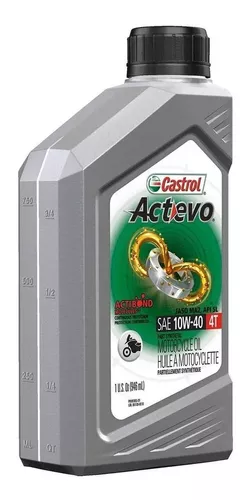Aceite Castrol Motocicletas Actevo 10w-40 4t 0.946l
