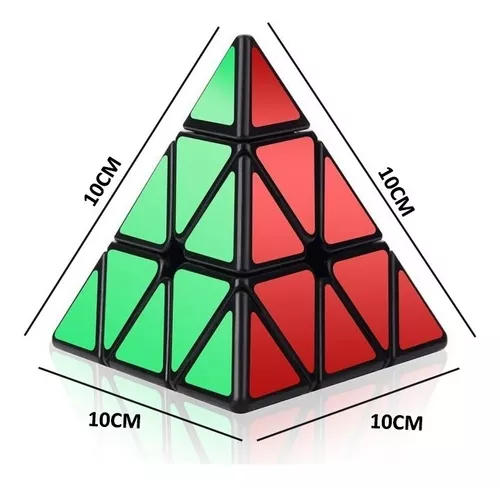 Cubo 3x3 Fidget Serpiente X2 Fluo Piramide Qiyi