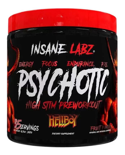 Psychotic Hellboy Insane Labz 35 Servicios Ponche De Frutas