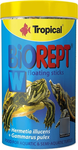 Alimento Tropical Biorept W 300 Gr Tortugas Sticks Flotantes