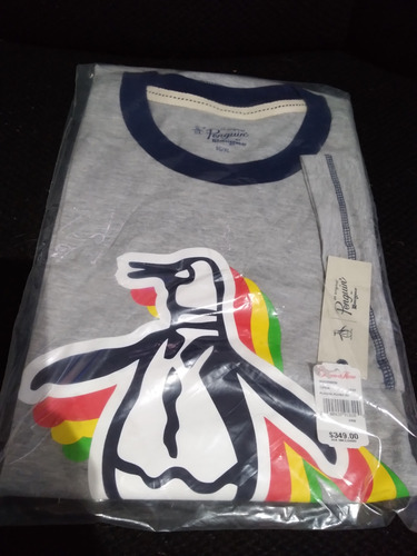 Playera Pijama Penguin Gris Talla Xl