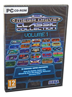 Mega Drive Collection 10 Classic Games Sega Windows 7 /xp