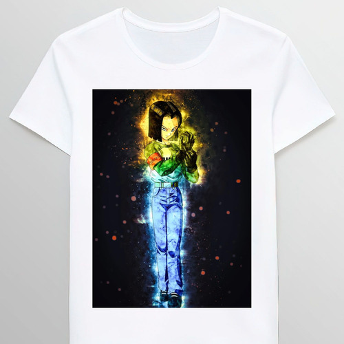 Remera Android 17 Dragon Ball Anime 113251226