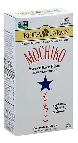 Mochiko Sweet Rice Flour Caja 454g Harina Dulce De Arroz