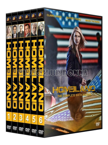 Homeland Pack 6 Temporadas 1 2 3 4 5 6 Prisionero De Guerra