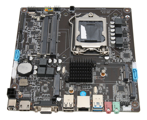 Placa Madre H81 Mini Itx Lga 1150 Con Ranura Ddr3 De Doble C