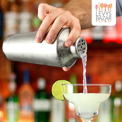 Imagen 7 de 9 de Set Kit Bartender Barman Coctelera Tragos Bebidas Acero Inox