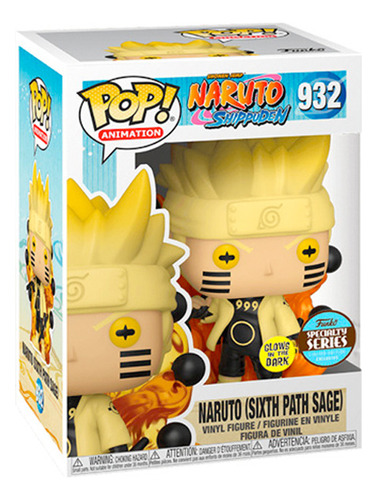 Funko Pop Naruto Uzumaki (six Paths) 932 Edicion Especial