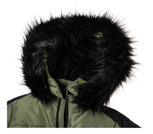 Parka Con Capucha Niño Verde Pillin (pvv837ver)