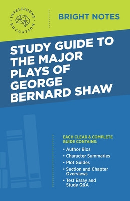 Libro Study Guide To The Major Plays Of George Bernard Sh...
