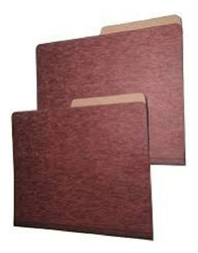 Carpeta De Fibra Marron Tamaño Carta Sin/gancho Pack 25und