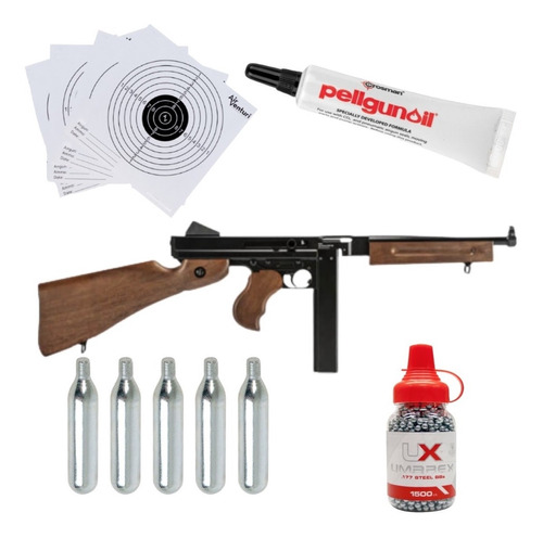 Rifle Umarex Legends M1a1 .177  Co2 Lubricante Bbs Xchws P