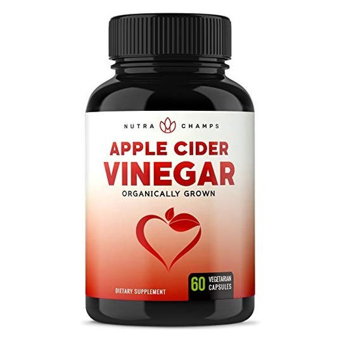 Vinagre De Sidra De Manzana Orgánica Cápsulas  1000 mg Tod